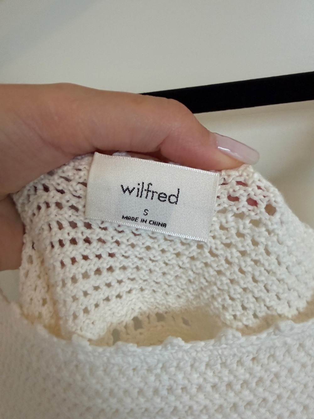 Aritzia White knit Textured midi dress - Picture 3 of 4